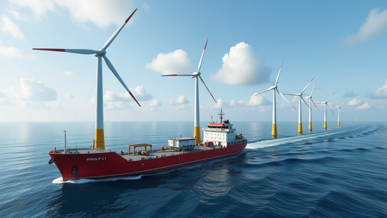 bauarbeiten offshore windpark