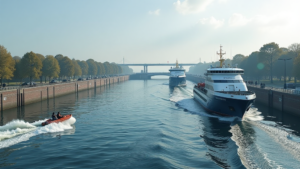 gieselau schleuse beeintr chtigt