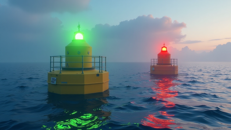 navigationsmarkierungen jadefahrwasser
