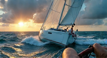 Ich über die Atlantiküberquerung und die Herausforderung des Segelns (1/10)