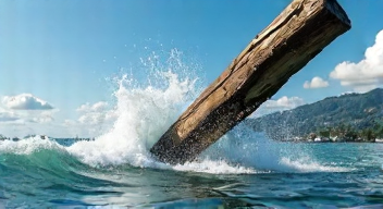 Ich erinnere an den spektakulären Mastbruch in der Trave (1/10)