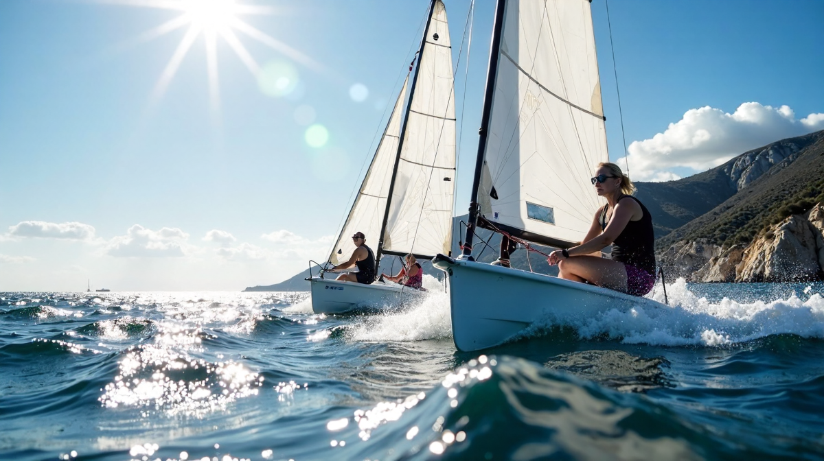 Segelsport und Spitzenleistung: Maru Scheel, 49erFX, Trofeo Princesa Sofía